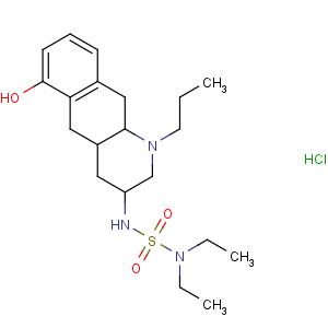 CAS No:94424-50-7 (3S,4aS,10aR)-3-(diethylsulfamoylamino)-6-hydroxy-1-propyl-3,4,4a,5,10,<br />10a-hexahydro-2H-benzo[g]quinoline