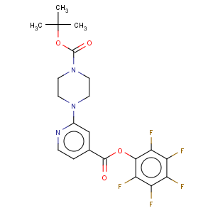 CAS No:944450-81-1 pentafluorophenyl 2-[4-(tert-butoxycarbonyl)piperazin-1-yl]isonicotinate 90