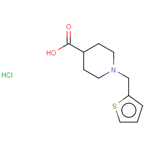 CAS No:944450-84-4 1-(thien-2-ylmethyl)piperidine-4-carboxylic acid hydrochloride hydrate 97