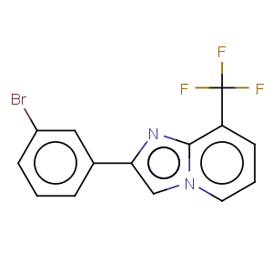 CAS No:944580-99-8 2-(3-Bromo-phenyl)-8-trifluoromethyl-imidazo[1,2-a]pyridineamine