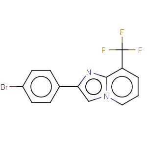 CAS No:944581-00-4 2-(4-Bromo-phenyl)-8-trifluoromethyl-imidazo[1,2-a]pyridineamine