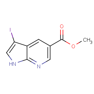 CAS No:944937-30-8 methyl 3-iodo-1H-pyrrolo[2,3-b]pyridine-5-carboxylate