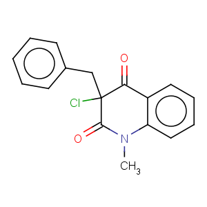 CAS No:94674-88-1 3-benzyl-3-chloro-1-methyl-1,2,3,4-tetrahydroquinoline-2,4-dione