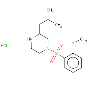 CAS No:947532-46-9 3-isobutyl-1-(2-methoxy-benzenesulfonyl)-piperazine hydrochloride