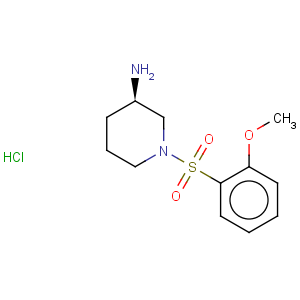 CAS No:947532-52-7 (r)-1-(2-methoxy-benzenesulfonyl)-piperidin-3-ylamine hydrochloride