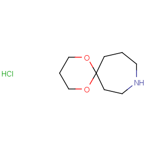 CAS No:947534-14-7 1,5-Dioxa-9-azaspiro[5.6]dodecane,hydrochloride (1:1)