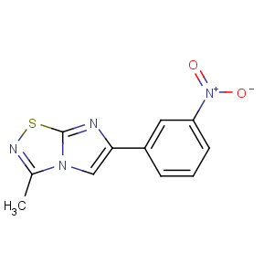 CAS No:947534-79-4 3-methyl-6-(3-nitrophenyl)imidazo[1,2-d][1,2,4]thiadiazole