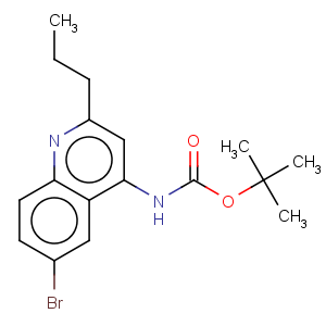 CAS No:948290-88-8 4-tert-butoxycarbonylamino-6-bromo-2-propylquinoline