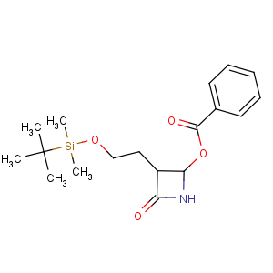 CAS No:94944-10-2 [3-[2-[tert-butyl(dimethyl)silyl]oxyethyl]-4-oxoazetidin-2-yl] benzoate