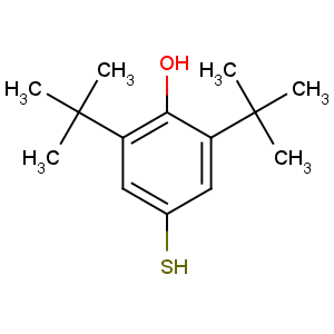 CAS No:950-59-4 2,6-ditert-butyl-4-sulfanylphenol
