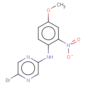 CAS No:950845-94-0 2-Pyrazinamine,5-bromo-N-(4-methoxy-2-nitrophenyl)-