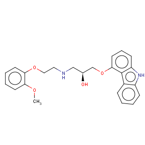 CAS No:95094-00-1 2-Propanol,1-(9H-carbazol-4-yloxy)-3-[[2-(2-methoxyphenoxy)ethyl]amino]-, (2S)-
