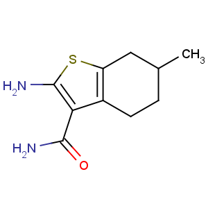 CAS No:95211-68-0 2-amino-6-methyl-4,5,6,7-tetrahydro-1-benzothiophene-3-carboxamide