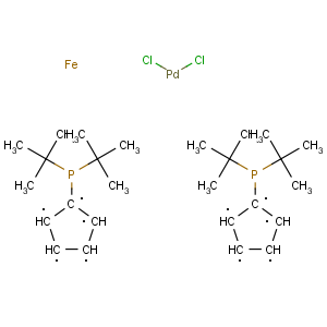 CAS No:95408-45-0 1,1'-Bis(di-tert-butylphosphino)ferrocene palladium dichloride