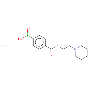 CAS No:957060-72-9 Boronic acid,B-[4-[[[2-(1-piperidinyl)ethyl]amino]carbonyl]phenyl]-, hydrochloride (1:1)