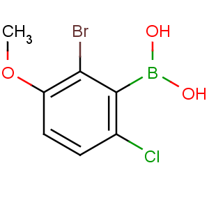 CAS No:957062-90-7 (2-bromo-6-chloro-3-methoxyphenyl)boronic acid