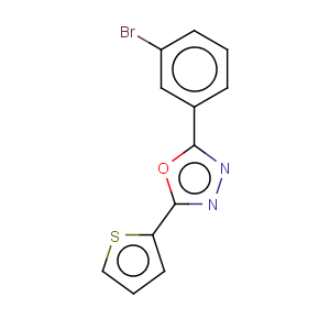 CAS No:957065-93-9 2-(3-Bromophenyl)-5-(thien-2-yl)-1,3,4-oxadiazole