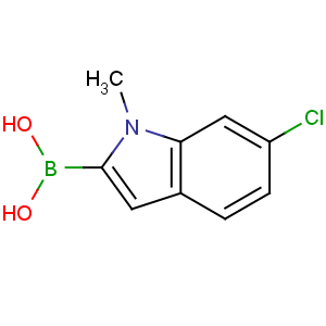 CAS No:957066-11-4 (6-chloro-1-methylindol-2-yl)boronic acid