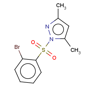 CAS No:957120-77-3 1-(2-bromophenylsulfonyl)-3,5-dimethyl-1h-pyrazole