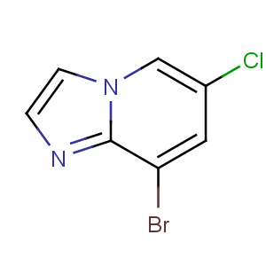 CAS No:957187-27-8 8-bromo-6-chloroimidazo[1,2-a]pyridine