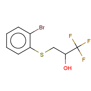 CAS No:958452-13-6 3-(2-Bromo-phenylsulfanyl)-1,1,1-trifluoro-propan-2-ol