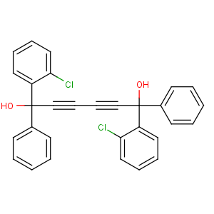 CAS No:96158-84-8 (1R,6R)-1,6-bis(2-chlorophenyl)-1,6-diphenylhexa-2,4-diyne-1,6-diol