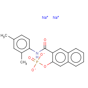 CAS No:96189-12-7 2-Naphthalenecarboxamide,N-(2,4-dimethylphenyl)-3-(phosphonooxy)-, sodium salt (1:2)
