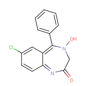 CAS No:963-39-3 7-chloro-4-hydroxy-5-phenyl-3H-1,4-benzodiazepin-2-one