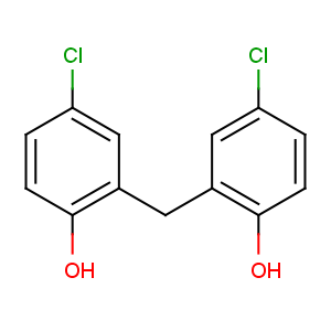 CAS No:97-23-4 4-chloro-2-[(5-chloro-2-hydroxyphenyl)methyl]phenol
