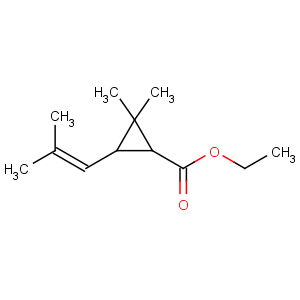 CAS No:97-41-6 ethyl 2,2-dimethyl-3-(2-methylprop-1-enyl)cyclopropane-1-carboxylate