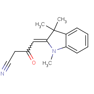 CAS No:97214-25-0 3-oxo-4-(1,3,3-trimethylindol-2-ylidene)butanenitrile