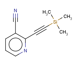 CAS No:97308-49-1 3-Pyridinecarbonitrile,2-[2-(trimethylsilyl)ethynyl]-