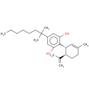 CAS No:97452-63-6 1,3-Benzenediol,5-(1,1-dimethylheptyl)-2-[(1R,6R)-3-methyl-6-(1-methylethenyl)-2-cyclohexen-1-yl]-