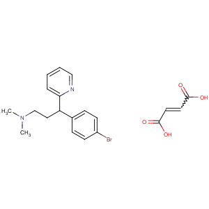 CAS No:980-71-2 3-(4-bromophenyl)-N,<br />N-dimethyl-3-pyridin-2-ylpropan-1-amine