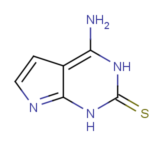 CAS No:98198-24-4 4-amino-1,3-dihydropyrrolo[2,3-d]pyrimidine-2-thione