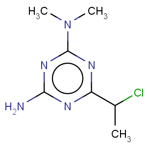 CAS No:98336-32-4 6-(1-chloroethyl)-N,N-dimethyl-1,3,5-triazine-2,4-diamine