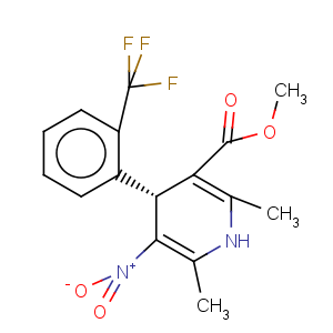 CAS No:98625-26-4 (4S)-1,4-Dihydro-2,6-dimethyl-5-nitro-4-(2-trifluoromethyl)phenyl)-3-pyridine carboxylic acid methylesther