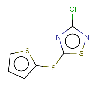 CAS No:98816-24-1 1,2,4-Thiadiazole,3-chloro-5-(2-thienylthio)-