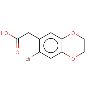 CAS No:98947-00-3 1,4-Benzodioxin-6-aceticacid, 7-bromo-2,3-dihydro-
