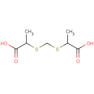CAS No:98962-98-2 2-({[(1-carboxyethyl)thio]methyl}thio)propanoic acid