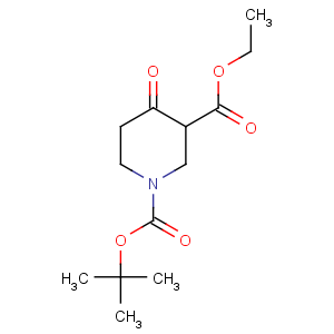 CAS No:98977-34-5 1-O-tert-butyl 3-O-ethyl 4-oxopiperidine-1,3-dicarboxylate