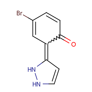 CAS No:99067-15-9 4-bromo-6-(1,2-dihydropyrazol-3-ylidene)cyclohexa-2,4-dien-1-one