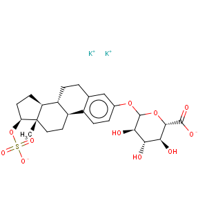CAS No:99156-45-3 17Beta-estradiol 3-glucuronide 17-sulfate dipotassium salt