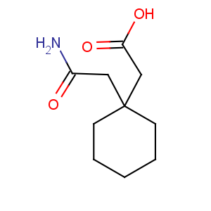 CAS No:99189-60-3 2-[1-(2-amino-2-oxoethyl)cyclohexyl]acetic acid
