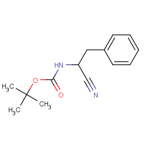 CAS No:99281-90-0 tert-butyl N-[(1S)-1-cyano-2-phenylethyl]carbamate