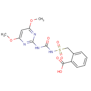 CAS No:99283-01-9 2-[(4,6-dimethoxypyrimidin-2-yl)carbamoylsulfamoylmethyl]benzoic acid