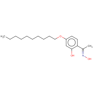 CAS No:99283-84-8 Ethanone, 1-[4-(decyloxy)-2-hydroxyphenyl]-, oxime