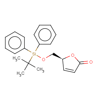 CAS No:99315-76-1 2(5h)-furanone, 5-[[[(1,1-dimethylethyl)diphenylsilyl]oxy]methyl]-, (5s)- (9ci)