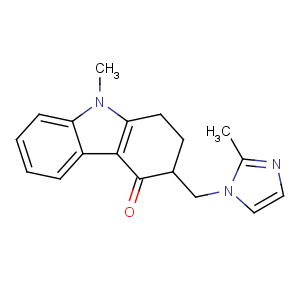 CAS No:99614-02-5 9-methyl-3-[(2-methylimidazol-1-yl)methyl]-2,3-dihydro-1H-carbazol-4-one